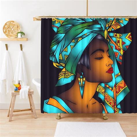 african american shower curtain